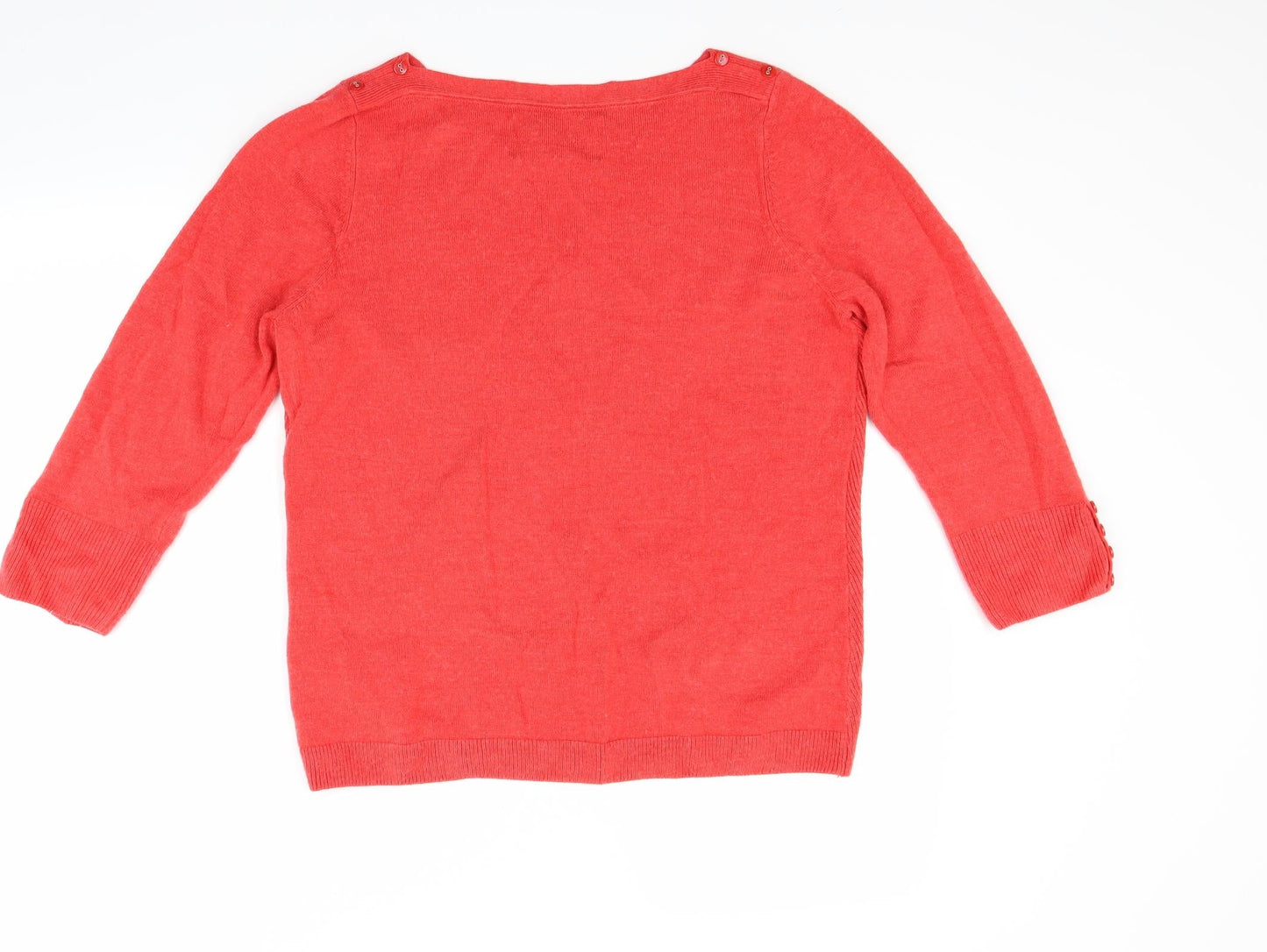 Maine Womens Red   Pullover Jumper Size 16