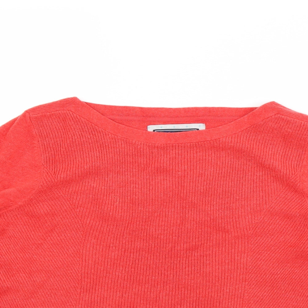 Maine Womens Red   Pullover Jumper Size 16