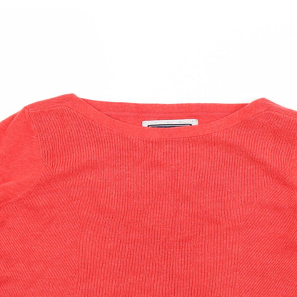 Maine Womens Red   Pullover Jumper Size 16