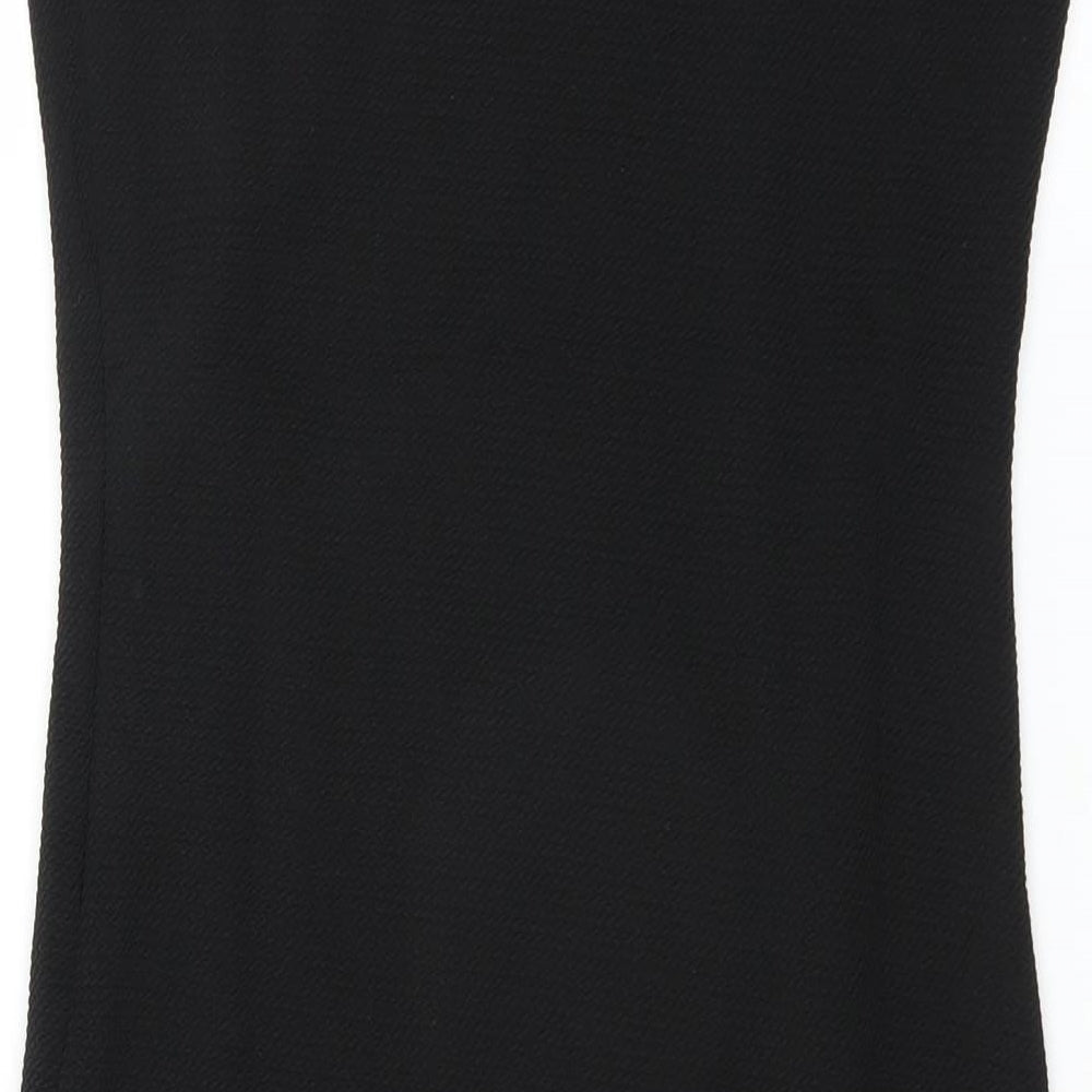 E. DIVA Womens Black   Bodycon  Size S  - floral detail