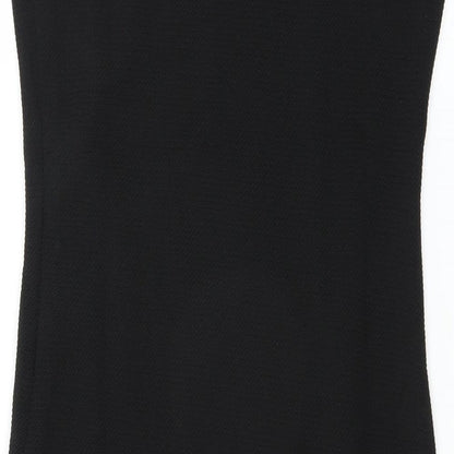 E. DIVA Womens Black   Bodycon  Size S  - floral detail