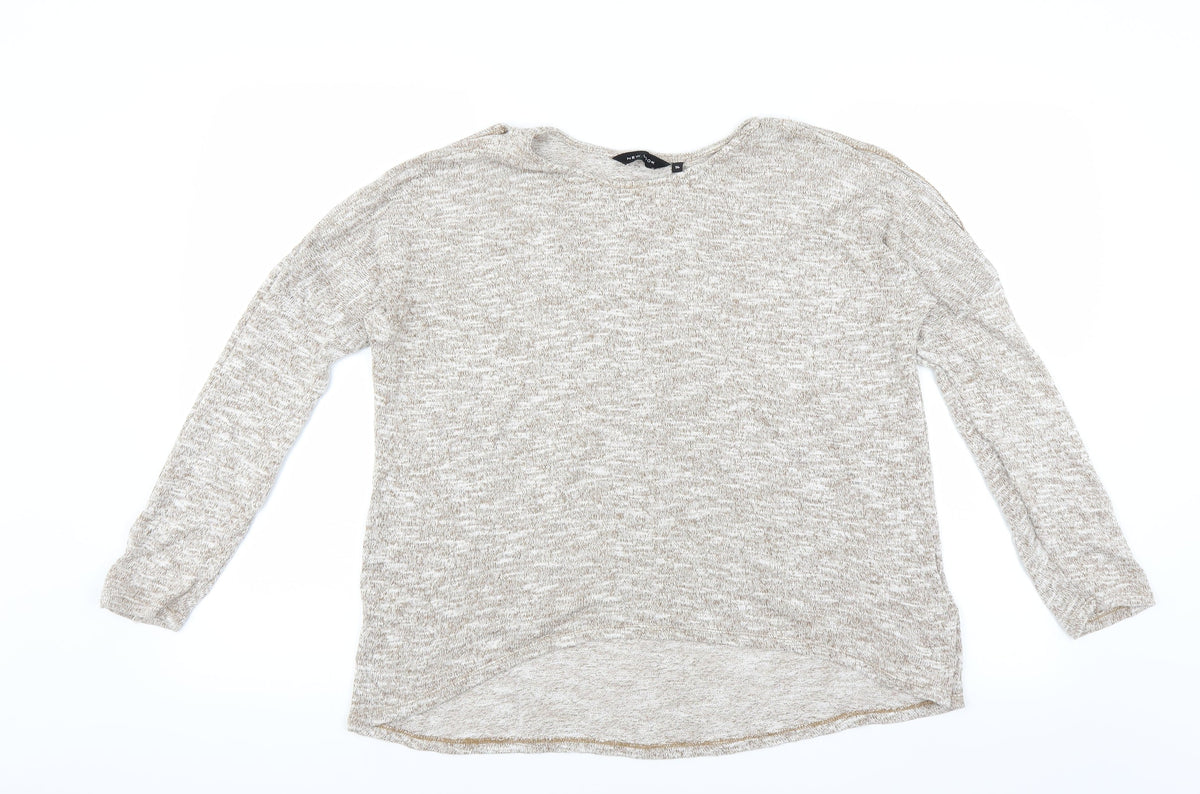 New Look Womens Beige   Pullover Jumper Size 14