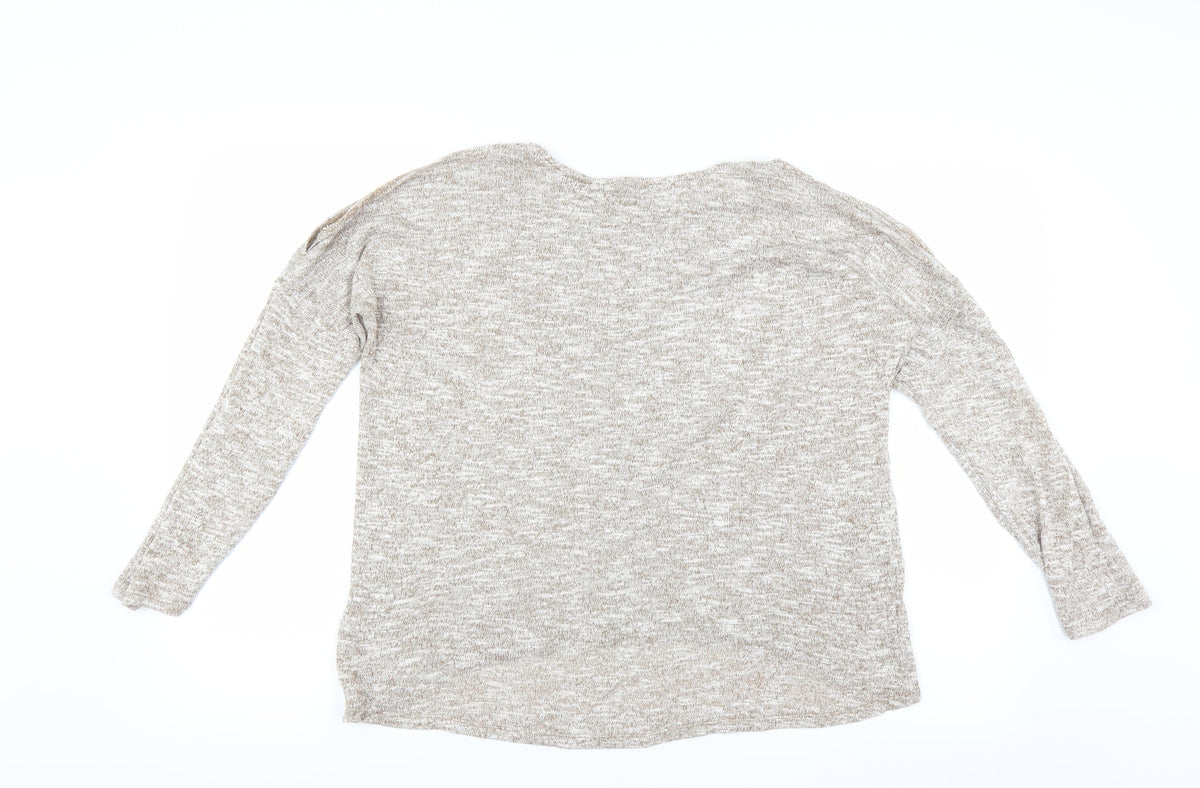 New Look Womens Beige   Pullover Jumper Size 14