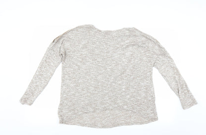 New Look Womens Beige   Pullover Jumper Size 14