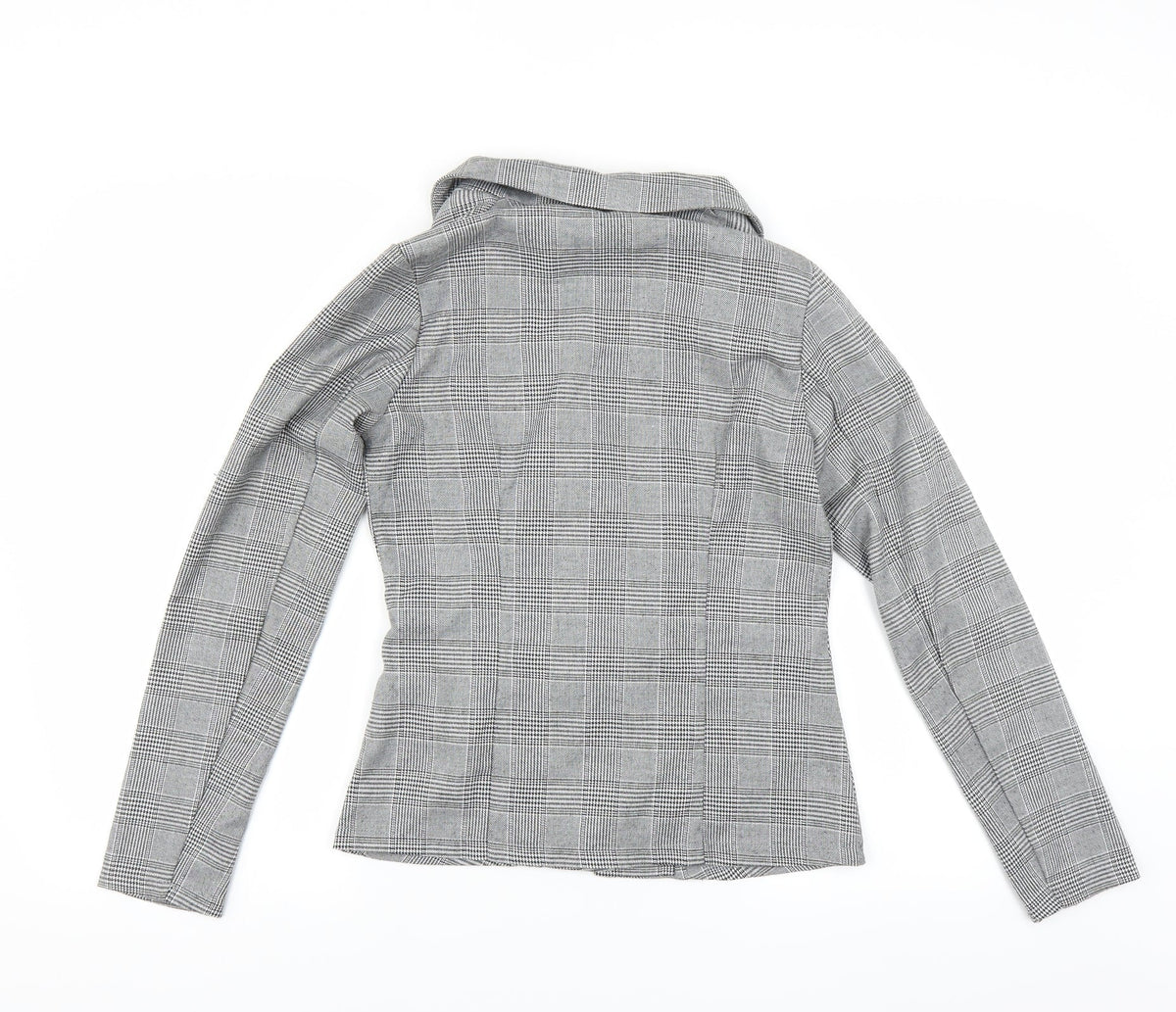 Love & Other things Womens Black Houndstooth  Jacket Blazer Size XS