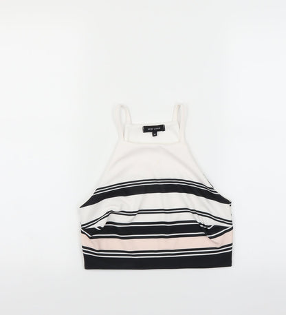 Womens UK Size 12 New Look White Basic Blouse