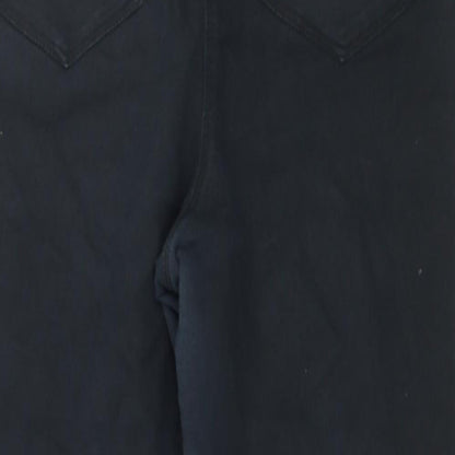 Papaya Womens Black  Denim Skinny Jeans Size 12 L27 in