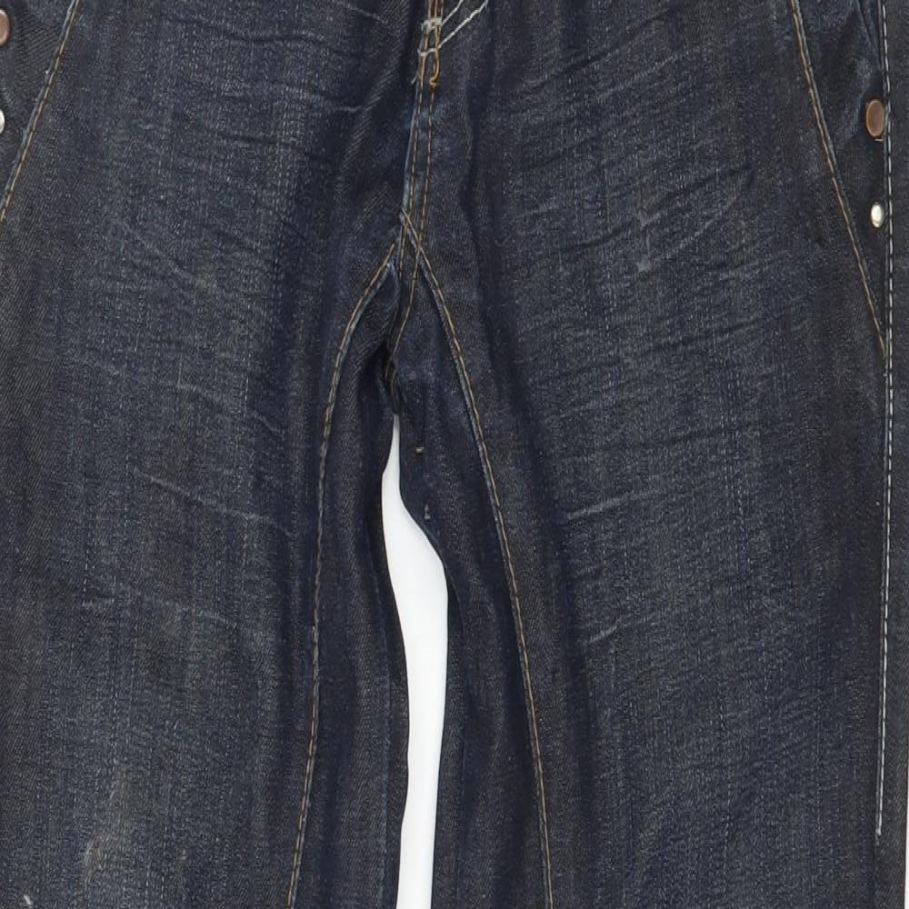 Mens UK Size 29 in Palyini Regular Fit Straight Blue Jeans