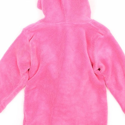 Early Days Girls Pink Solid Microfibre Cami Robe Size 18-24 Months