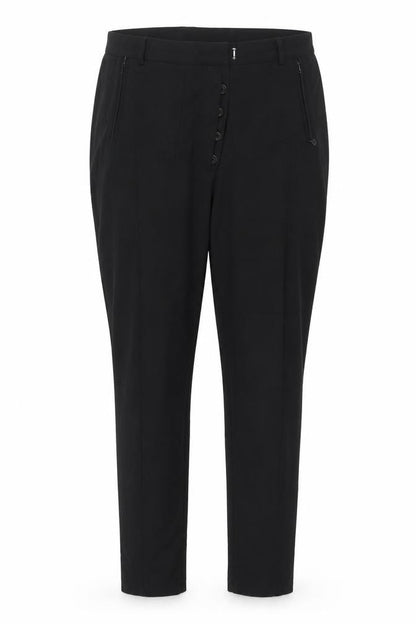 Plus Fine Womens Black   Trousers  Size 2XL L28 in