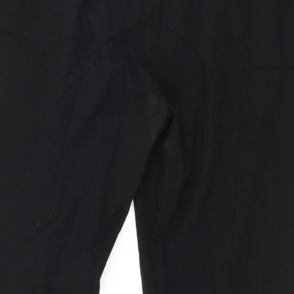 Plus Fine Womens Black   Trousers  Size 2XL L28 in