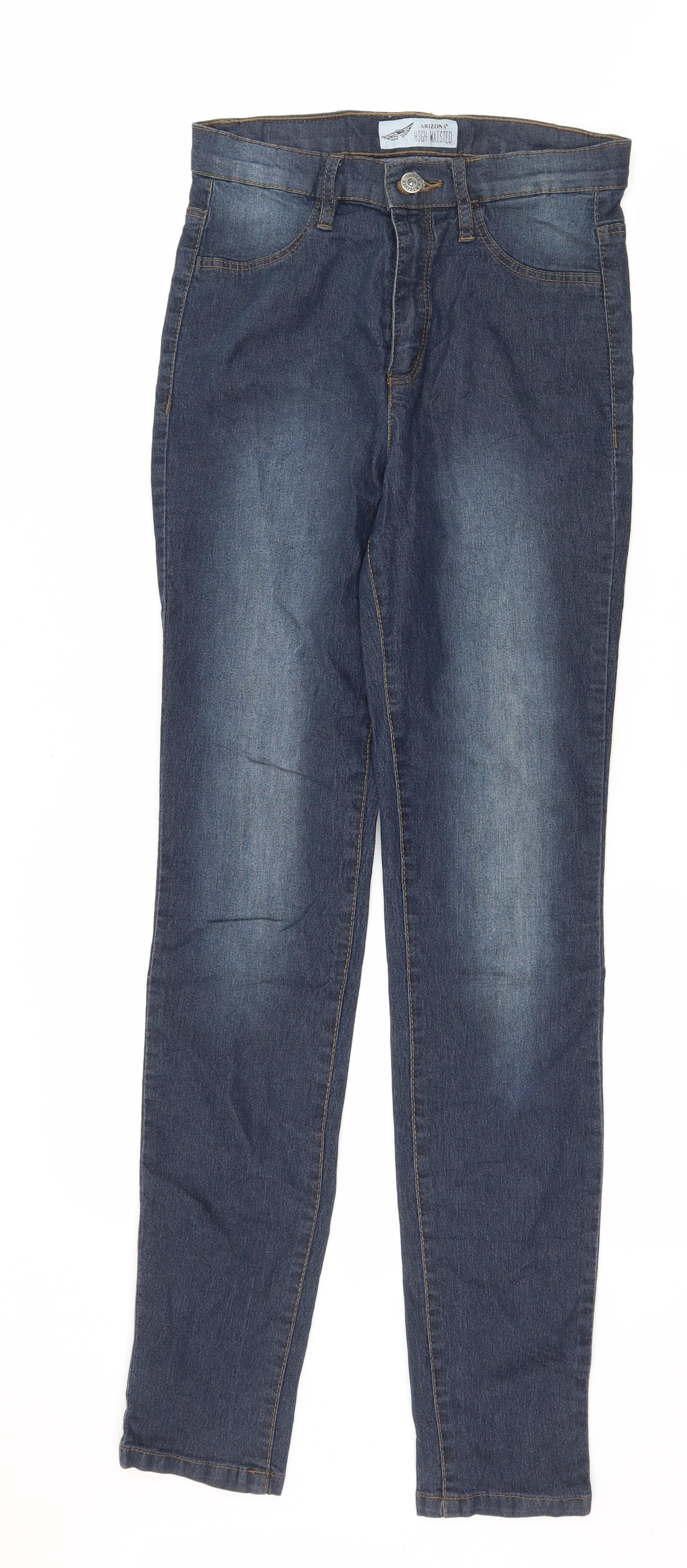 AriZona Womens Blue  Denim Skinny Jeans Size 8 L30 in