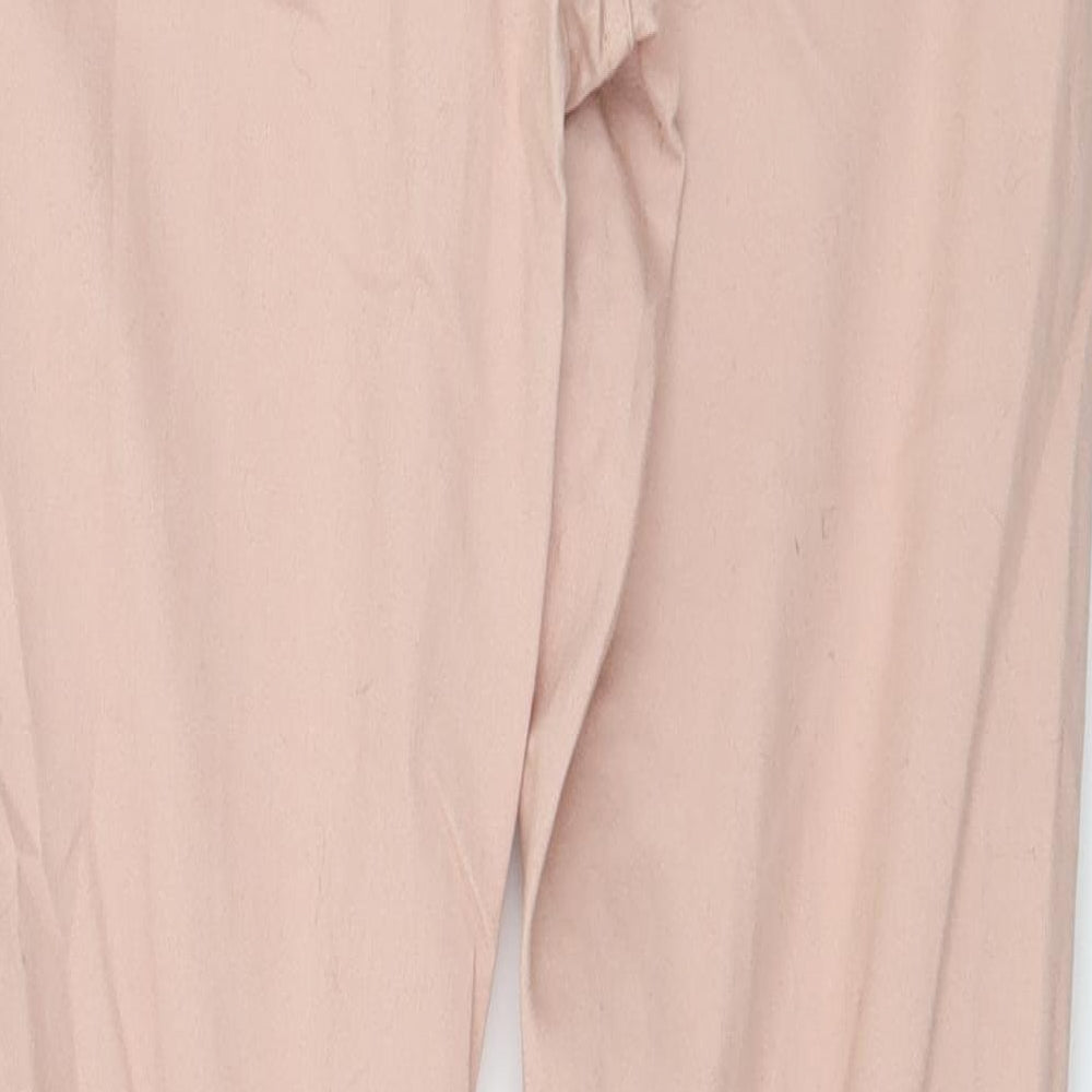 Denim & Co. Womens Pink  Denim Skinny Jeans Size 10 L29 in