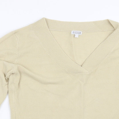 Etam Womens Beige   Pullover Jumper Size 14
