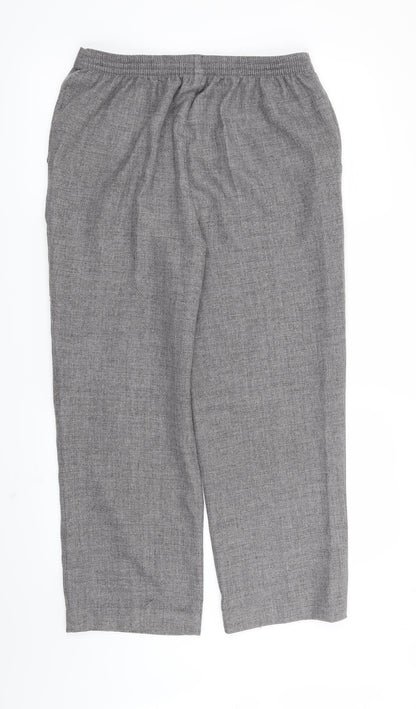 Womens UK Size 14 Marks and Spencer Regular Fit  Grey Trousers