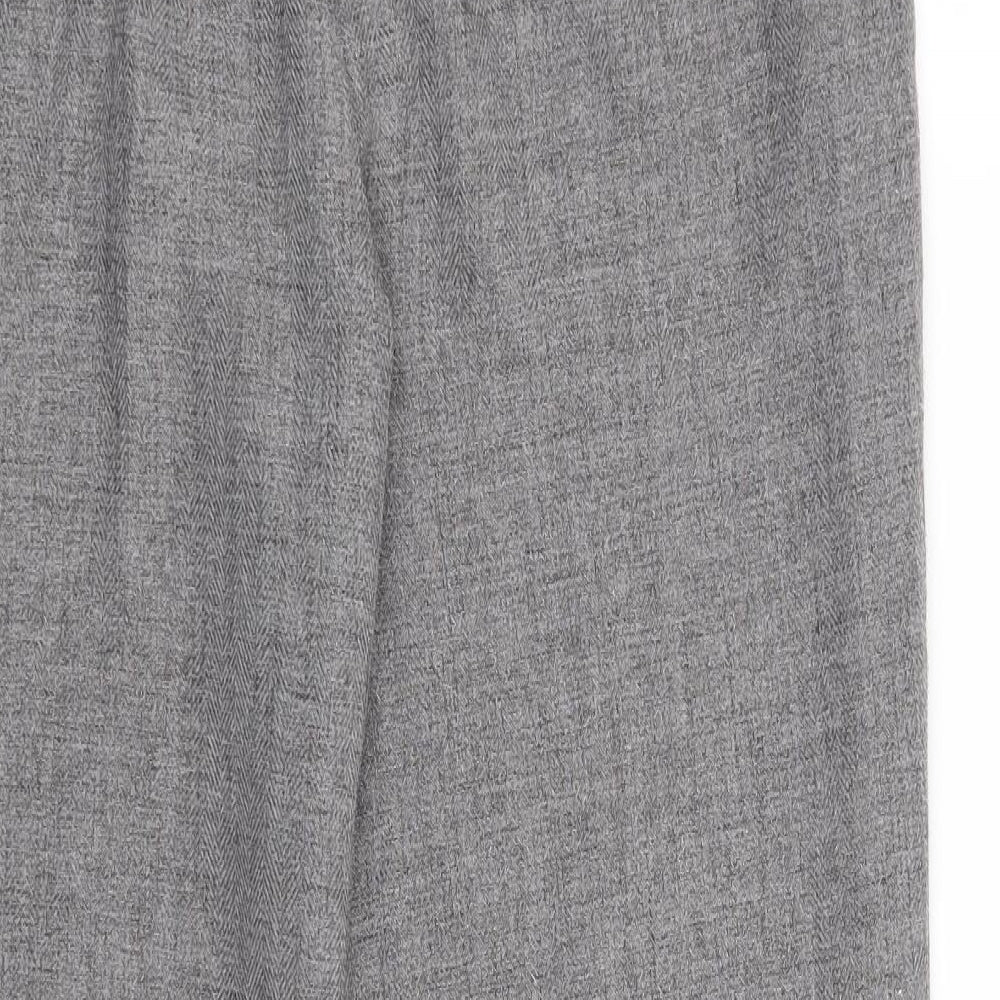 Womens UK Size 14 Marks and Spencer Regular Fit  Grey Trousers