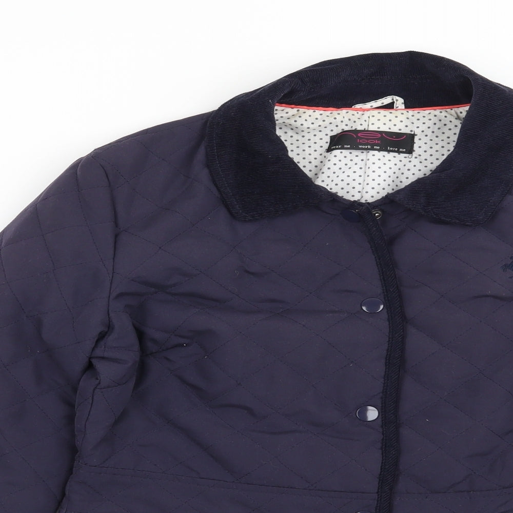 Womens UK Size 8 New Look Blue Jacket