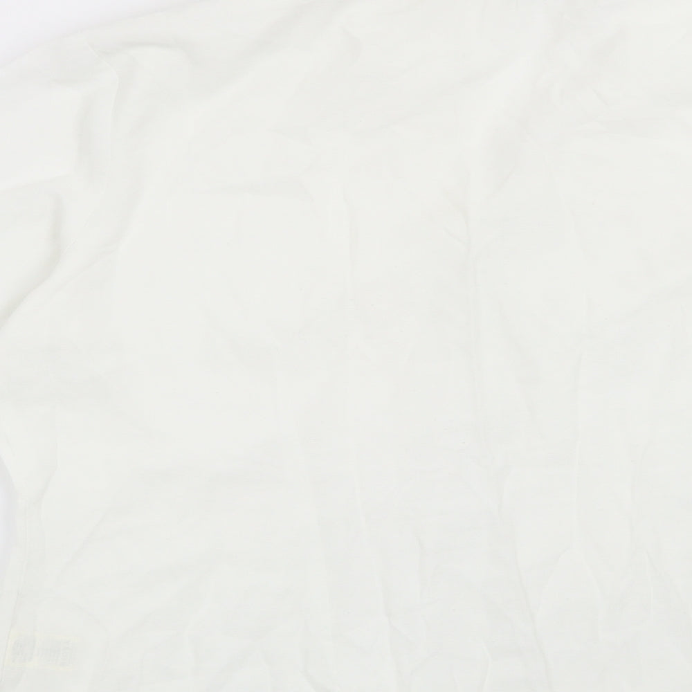 Womens UK Size 18 Dorothy Perkins White Basic Button-Up