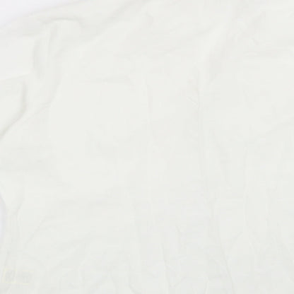 Womens UK Size 18 Dorothy Perkins White Basic Button-Up