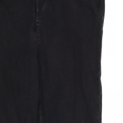 Womens UK Size 32 in Preworn Regular Fit Skinny Black Jeans
