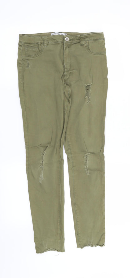 Denim CO Girls Green   Skinny Jeans Size 13-14 Years