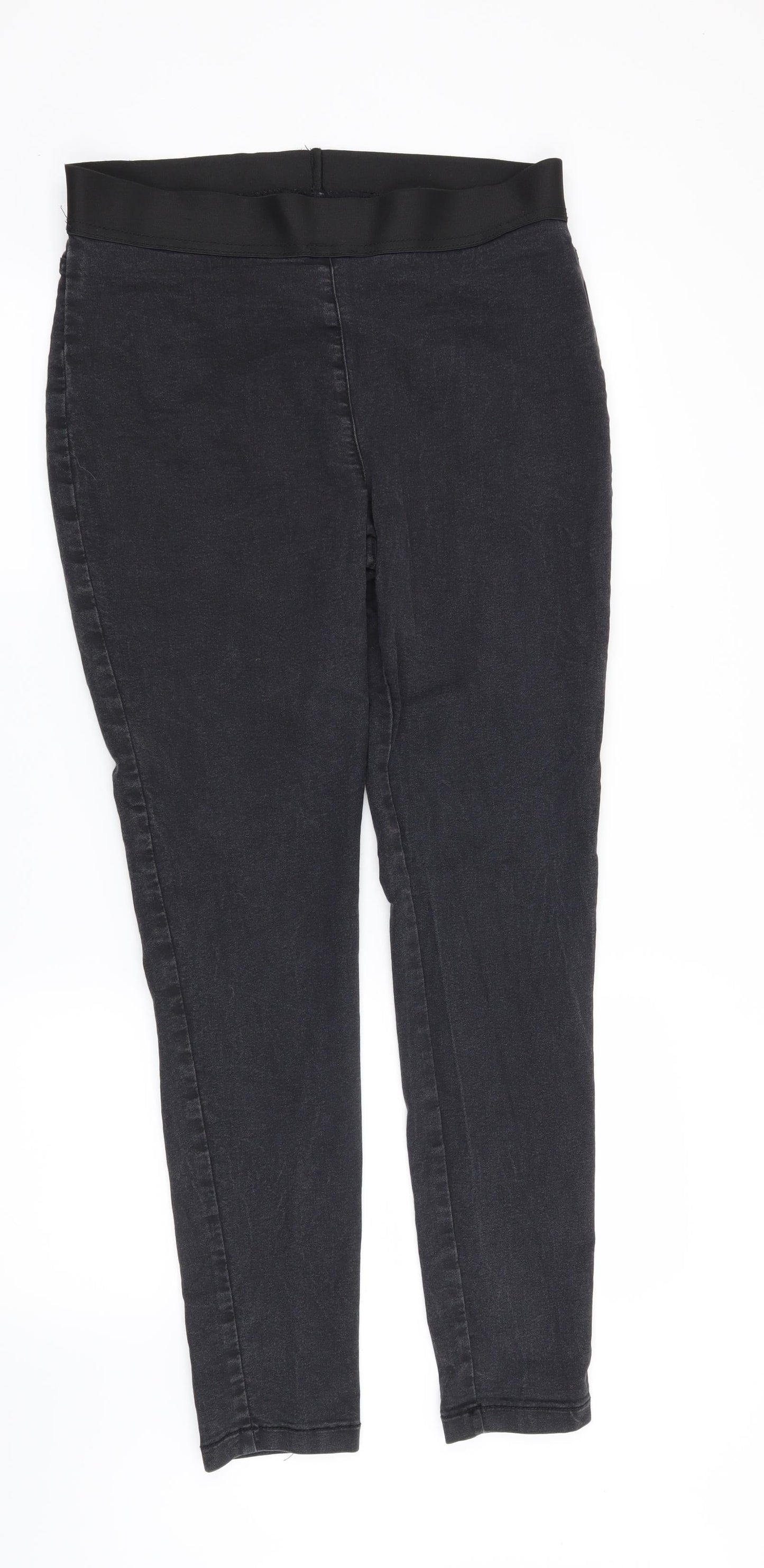 Womens UK Size 32 in Preworn Regular Fit Jegging Black Jeans