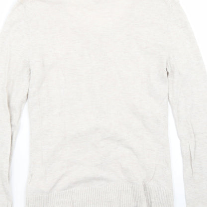 Gap Womens White   Pullover Jumper Size S