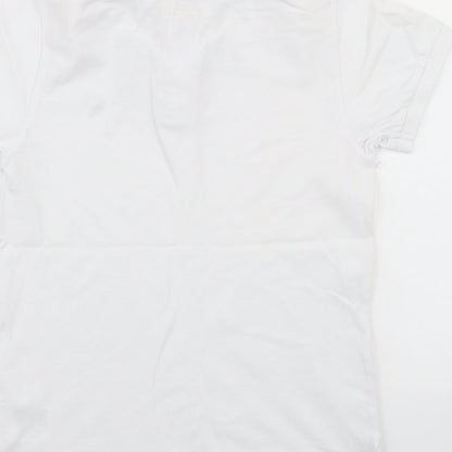 H&M Boys White   Basic T-Shirt Size 8 Years