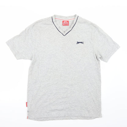 Slazenger Mens Grey    T-Shirt Size S