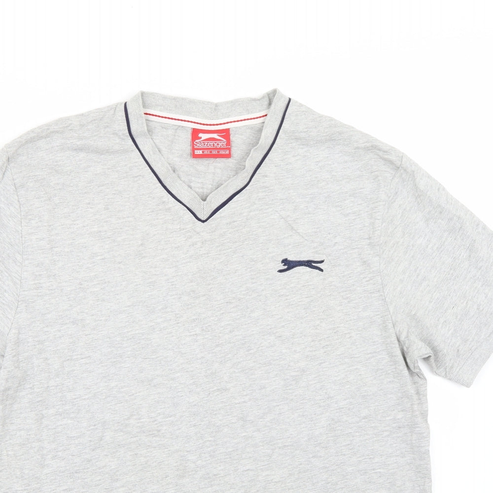 Slazenger Mens Grey    T-Shirt Size S