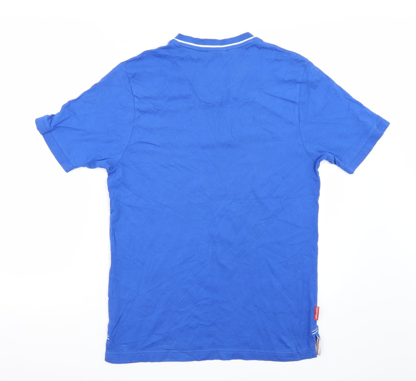 Womens UK Size S Slazenger Blue Basic T-Shirt