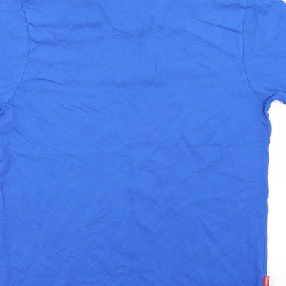 Womens UK Size S Slazenger Blue Basic T-Shirt
