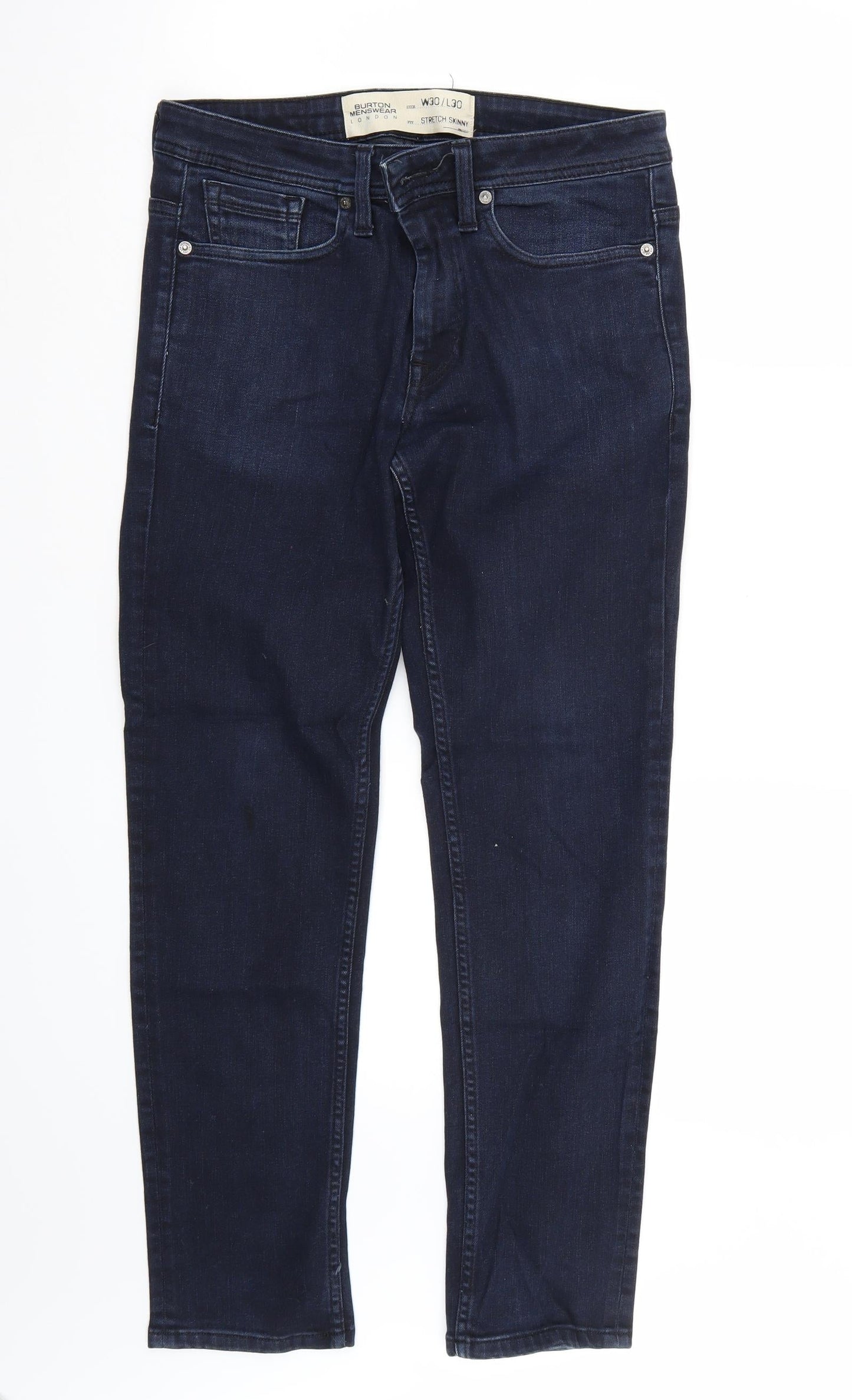 Burton Womens Blue   Straight Jeans Size 30 L30 in