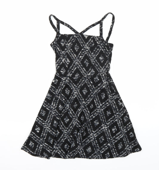 Topshop Womens Black   A-Line  Size 6
