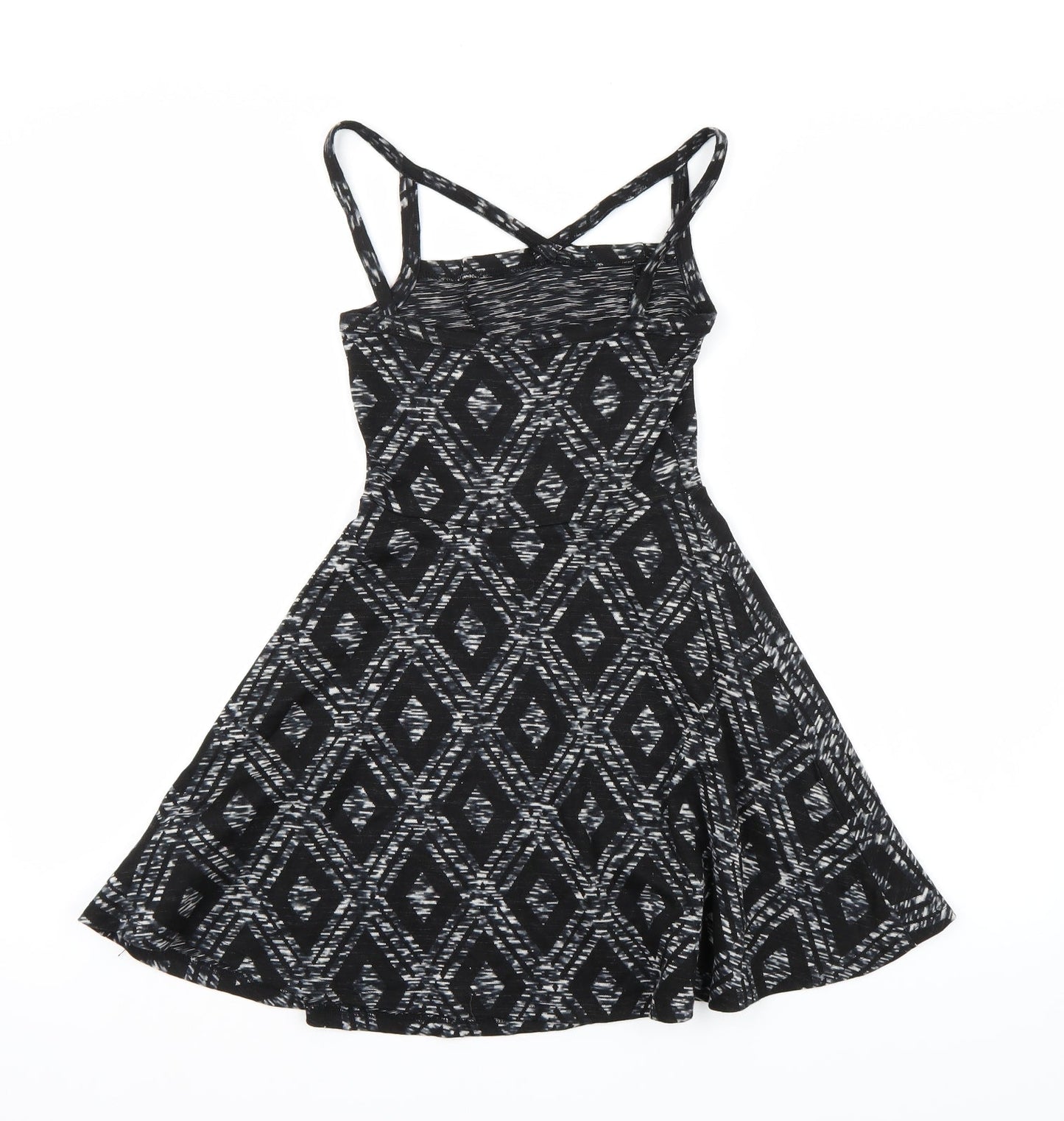 Topshop Womens Black   A-Line  Size 6