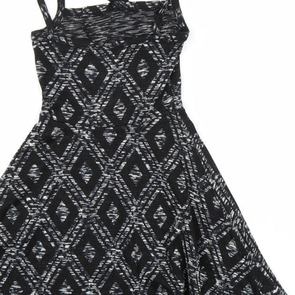 Topshop Womens Black   A-Line  Size 6