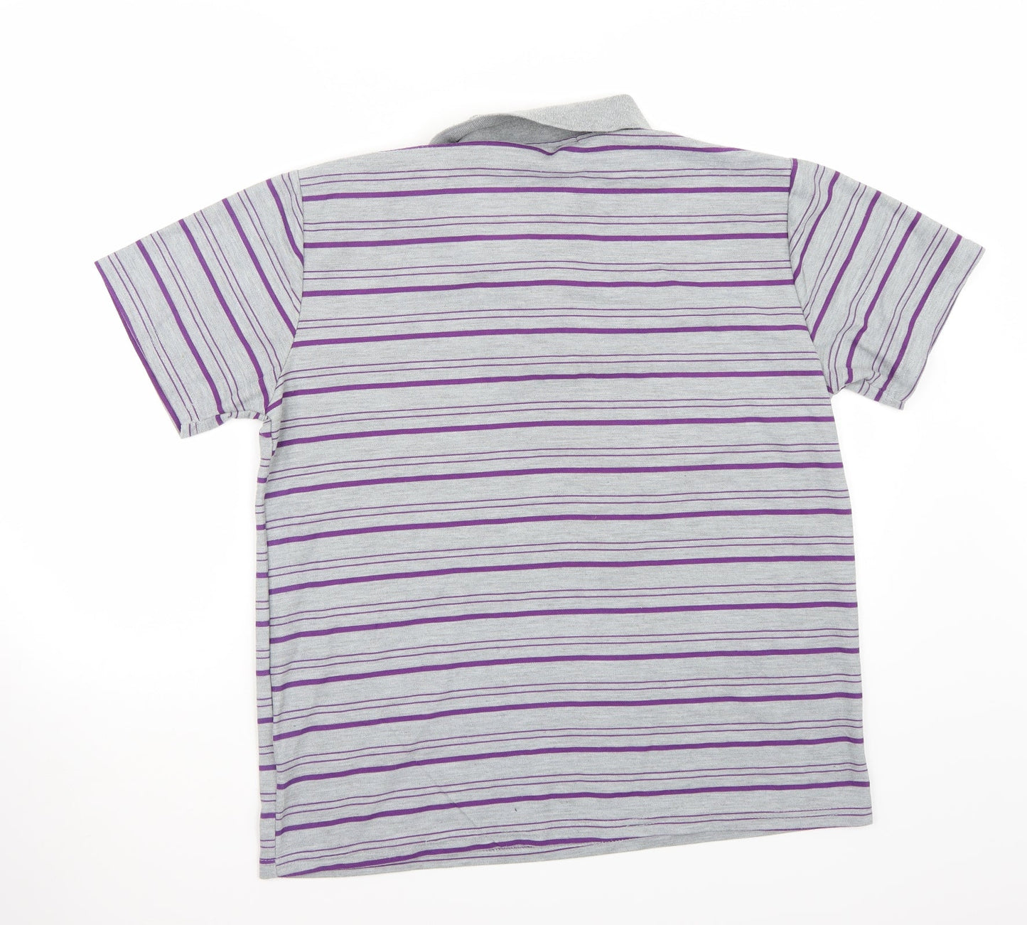 Etoile Mens Grey Striped   T-Shirt Size M