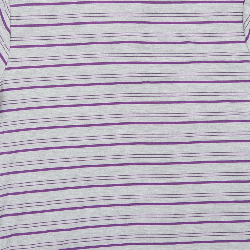 Etoile Mens Grey Striped   T-Shirt Size M