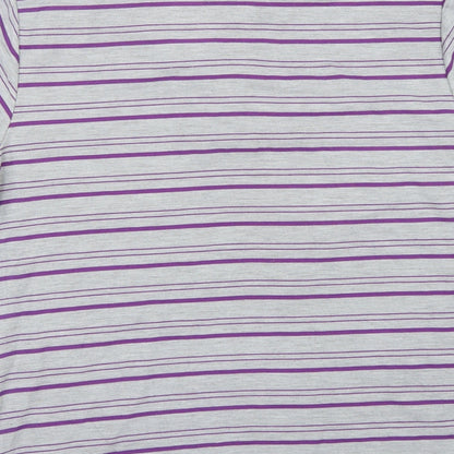 Etoile Mens Grey Striped   T-Shirt Size M