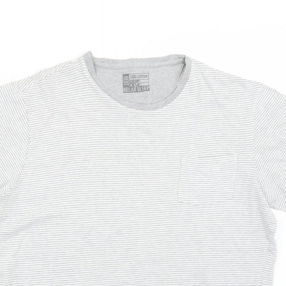 Marks and Spencer Mens Grey    T-Shirt Size S