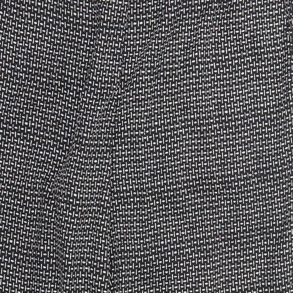 Womens UK Size 10 H&M Regular Fit  Black Trousers