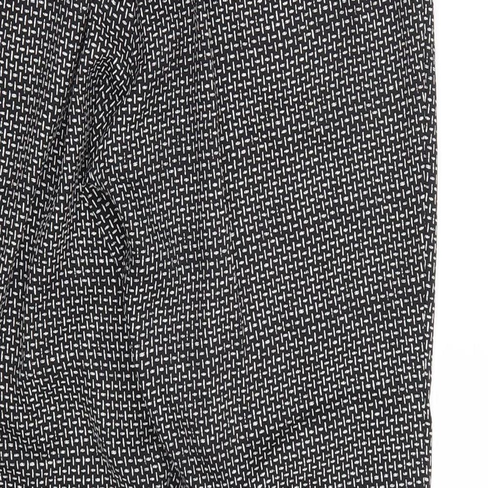 Womens UK Size 10 H&M Regular Fit  Black Trousers