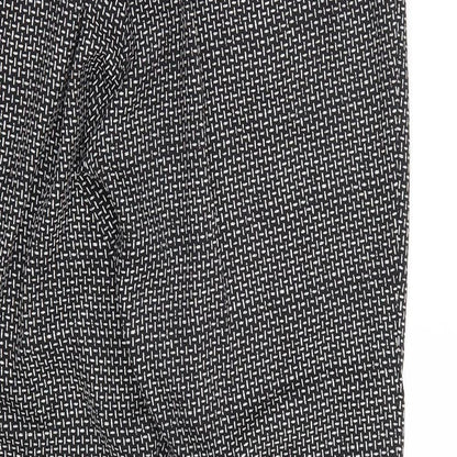 Womens UK Size 10 H&M Regular Fit  Black Trousers