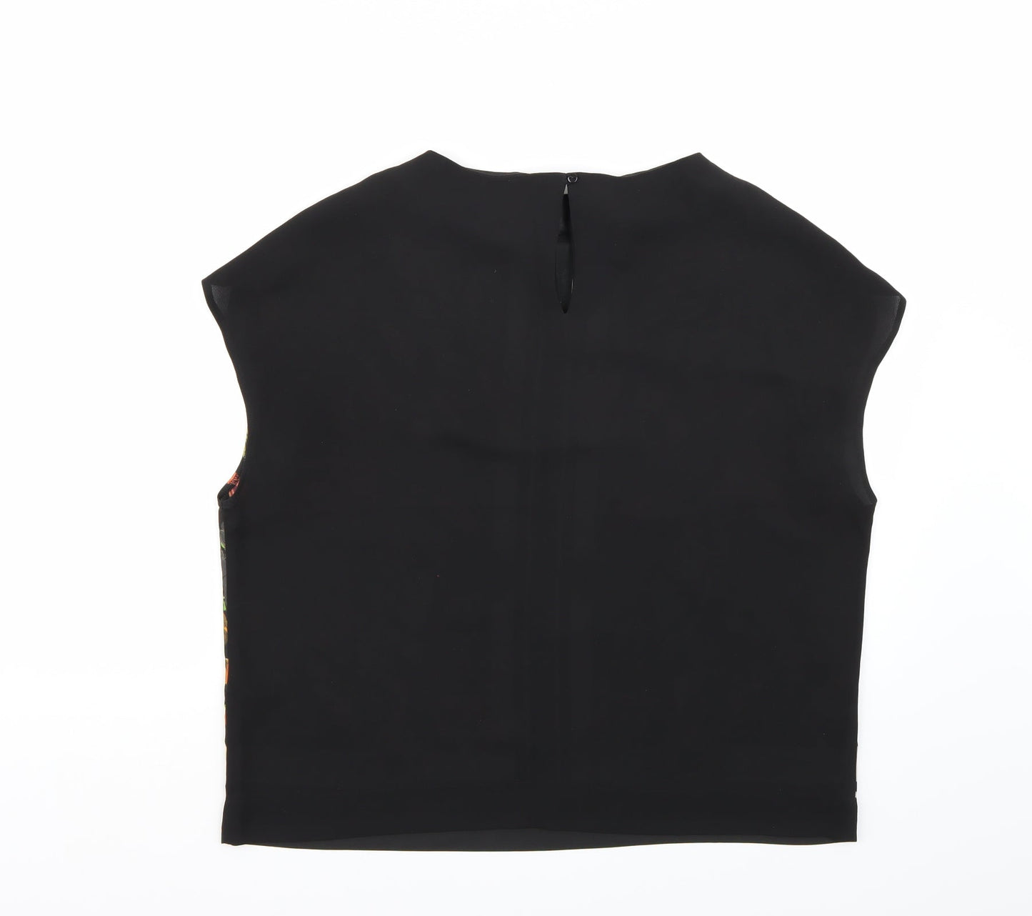 Womens UK Size 14 NEXT Black Basic T-Shirt