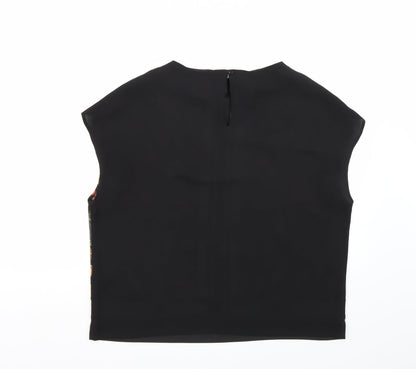 Womens UK Size 14 NEXT Black Basic T-Shirt