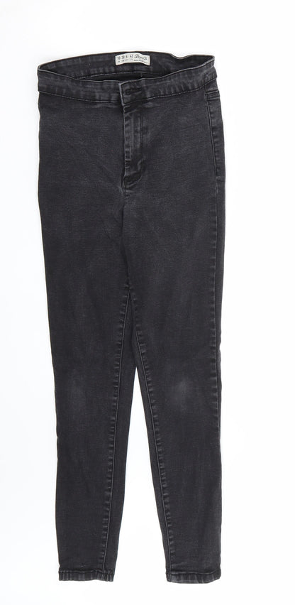 Denim & Co. Womens Black   Skinny Jeans Size 10 L26 in