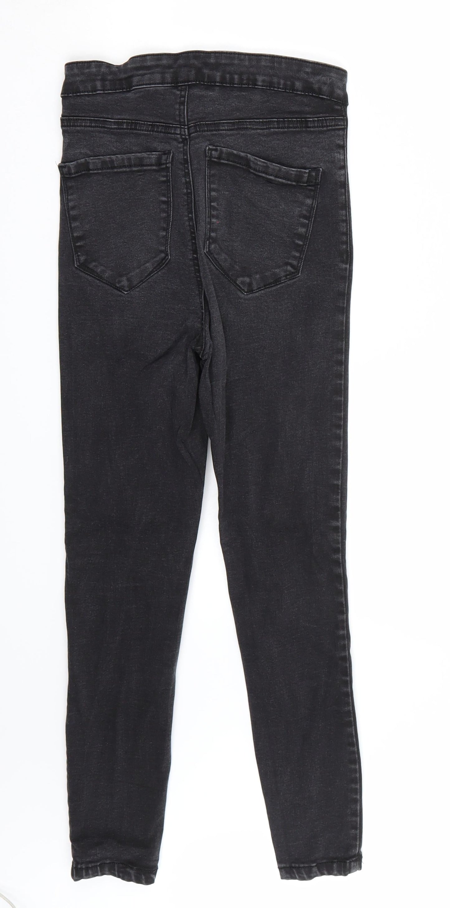 Denim & Co. Womens Black   Skinny Jeans Size 10 L26 in