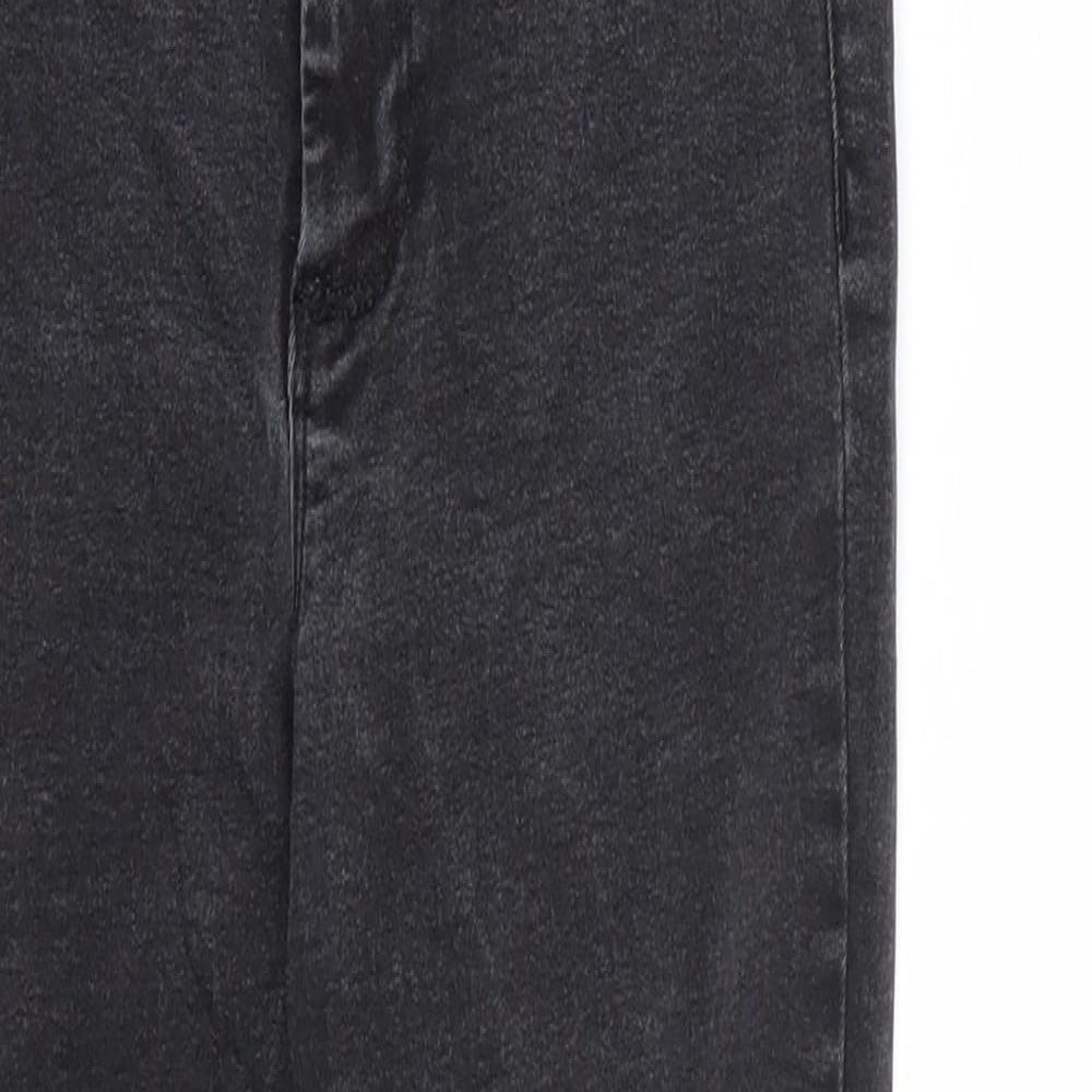 Denim & Co. Womens Black   Skinny Jeans Size 10 L26 in