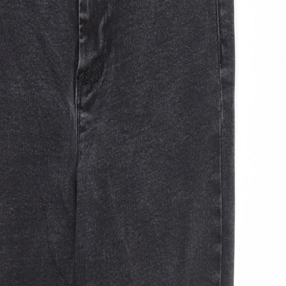 Denim & Co. Womens Black   Skinny Jeans Size 10 L26 in