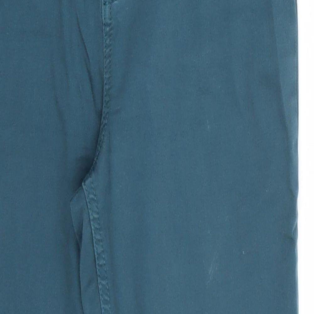 Womens UK Size 8 Marks and Spencer Regular Fit Skinny Green Jeans